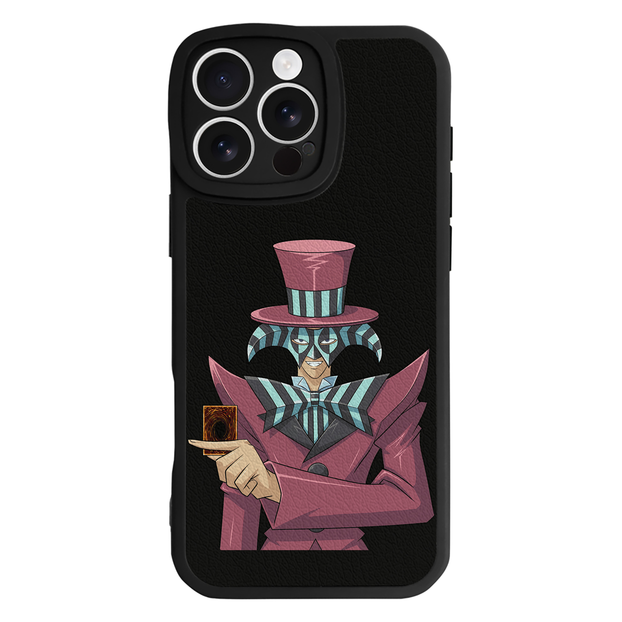 遊☆戯☆王 Yu-Gi-Oh! 【iPhone 16シリーズ対応】シリコンスマホケース（レザー調） 材質：シリコン
